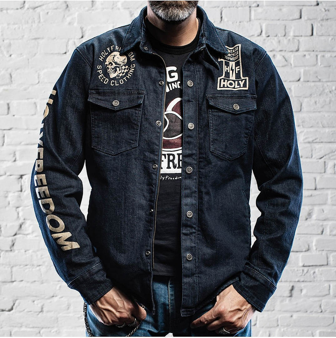 HolyFreedom Genoa Stampato Motorcycle Textile Jacket S Figure 5