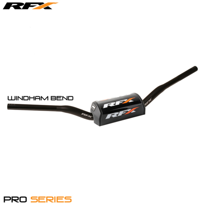 RFX Manillar cónico Pro F7 de 28,6 mm (negro) Windham