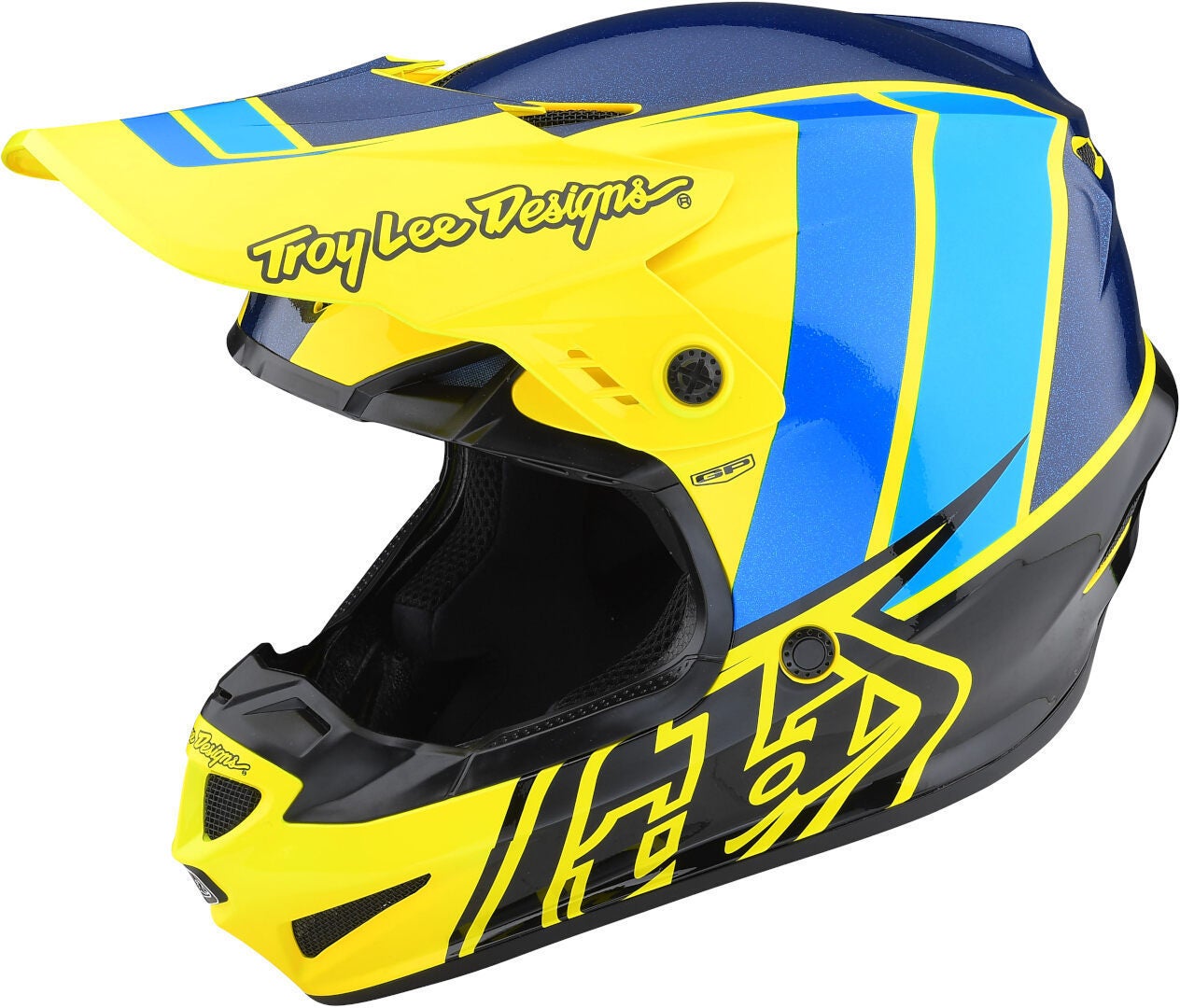 Troy Lee Designs GP Nova Casco Motocross Giovanile Giallo neon Y/L (52/53) Figura 1