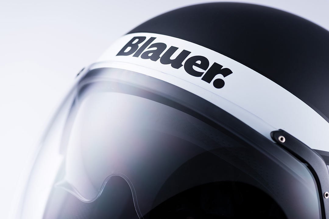 Blauer POD Stripes Capacete a jato preto/branco/vermelho M (57/58) Figura 5