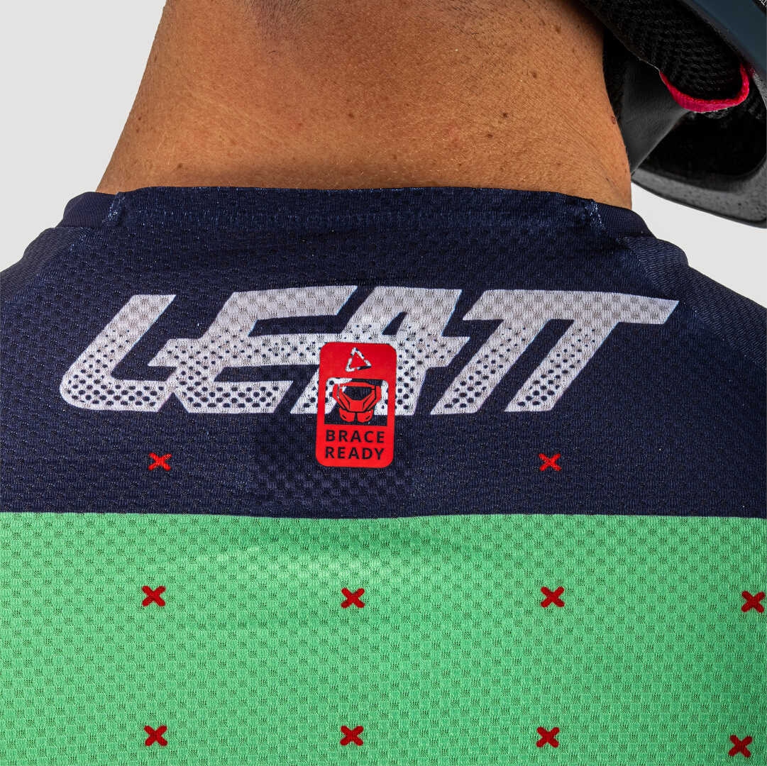 Leatt 4.5 Lite Venom 2025 Maglia da motocross blu/verde/rosso L Figura 7