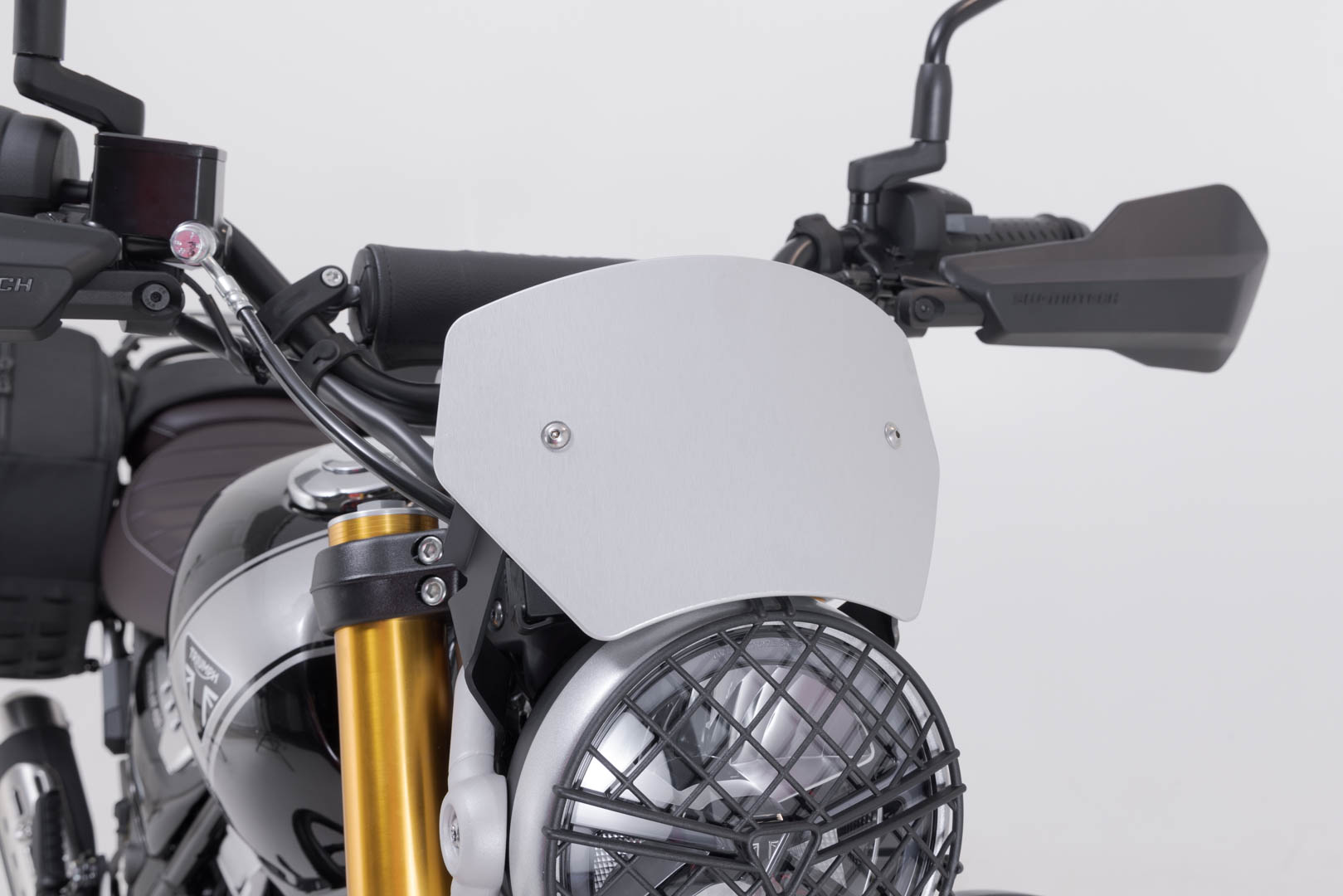 Parbrizul SW-Motech - Argintiu. Triumph Scrambler 400 X (23-). Figura 4