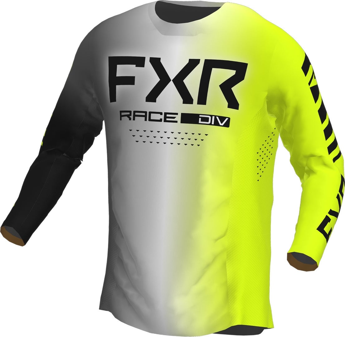 FXR Podium 2023 Motocross Jersey grau/gelb S Abbildung 1