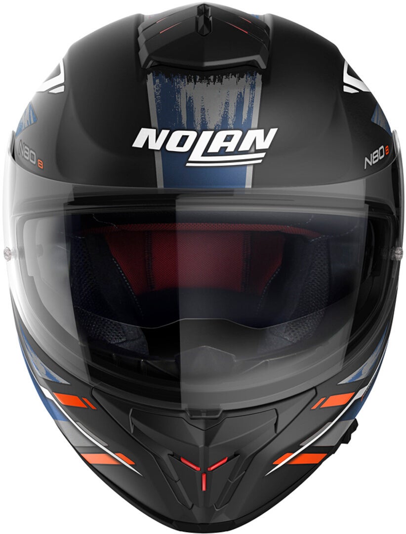 Nolan N80-8 Thunderbolt N-Com Hjelm sort mat/blå XL (62) Figur 3