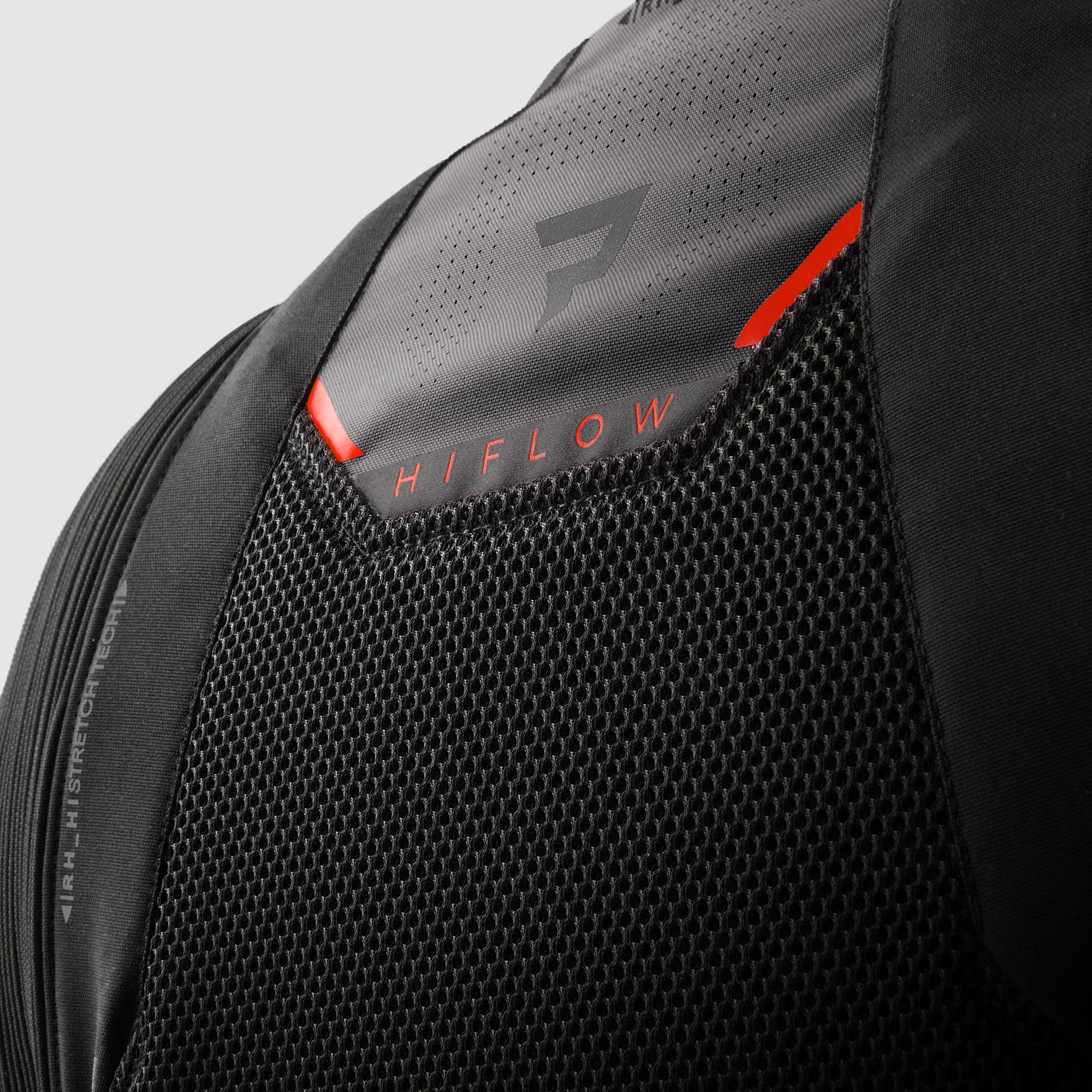 Side view of Rebelhorn Hiflow 5 waterproof Motorcycle Textile Jacket