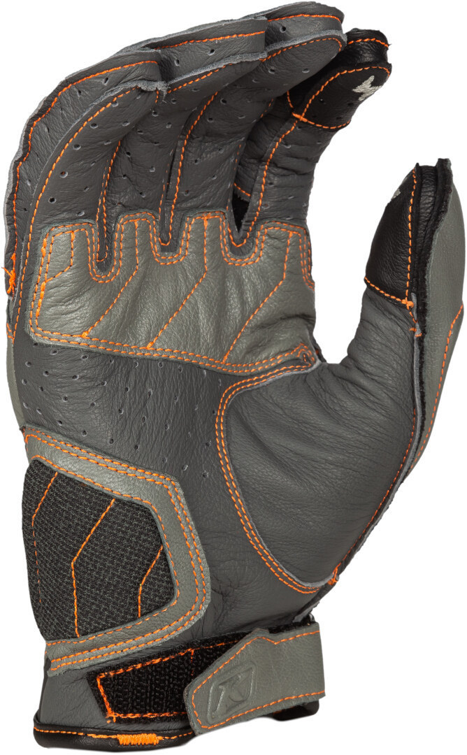 Klim Induction Motorrad Handschuhe grau/orange M Abbildung 2