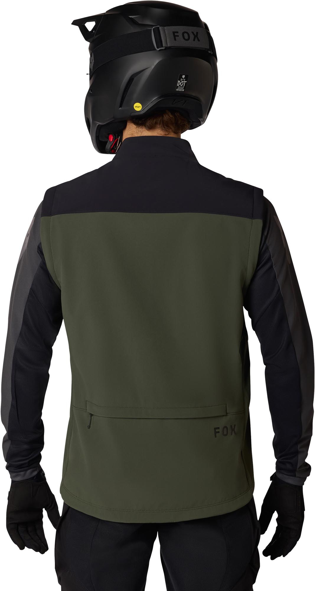 FOX Ranger Off-Road Softshell Motocrossjas donkergroen/zwart M Figuur 8