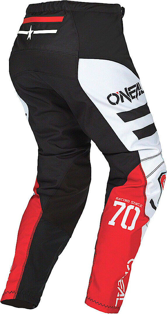 Oneal Element Squadron V.22 Motocross Pants white/black/red 34 Figure 2