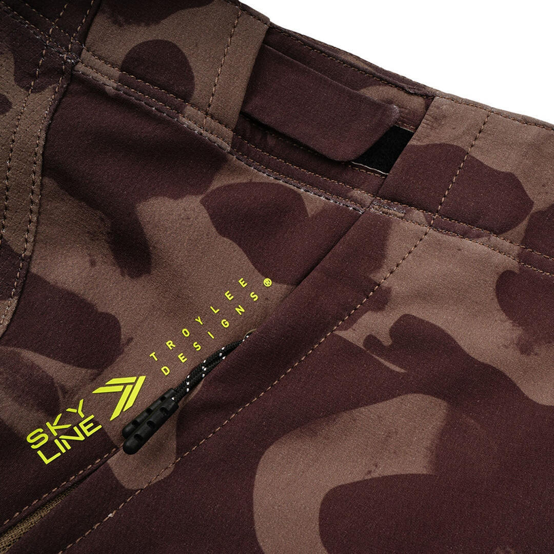Side view of Troy Lee Designs Skyline Scrubland Kids Bicycle Pants