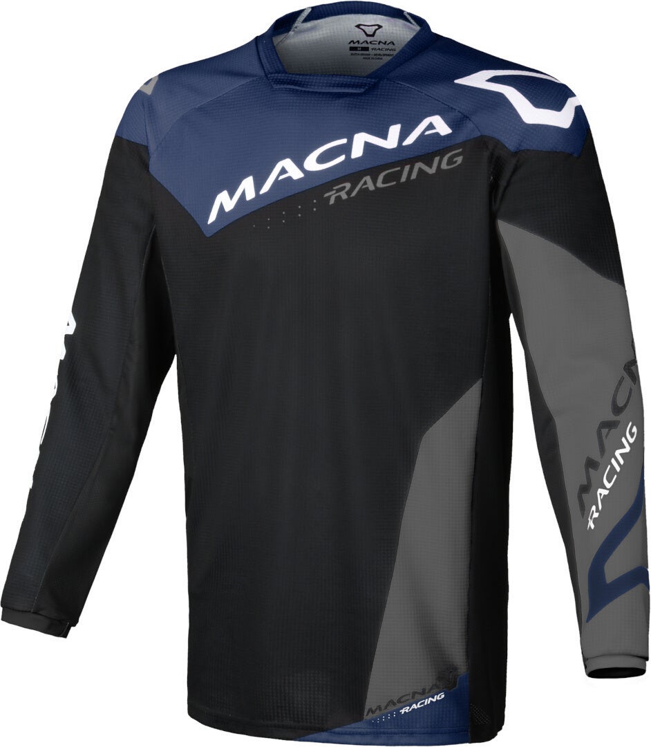 Macna Backyard-1 Motocross trøje sort/grå/blå XL Figur 1
