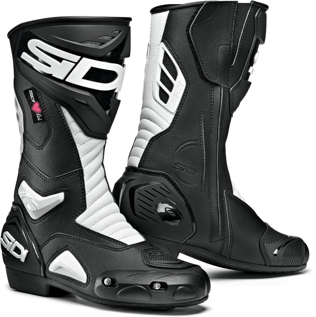 Sidi Performer Bottes de moto pour dames Noir/Blanc 38 Figure 1