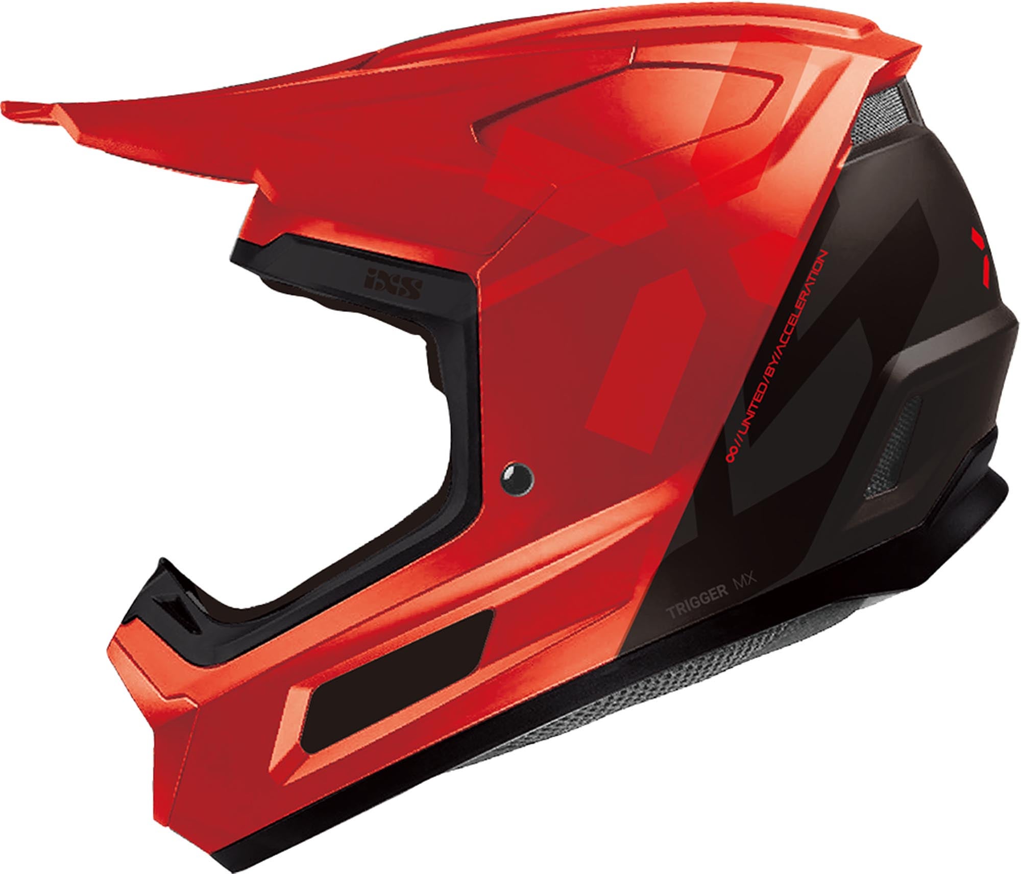 Side view of IXS Trigger 1.0 MIPS Motocross Helmet