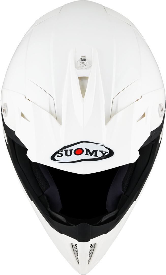 Suomy X-Wing Plain E06 Motorcross Helm Wit S (55/56) Figuur 8