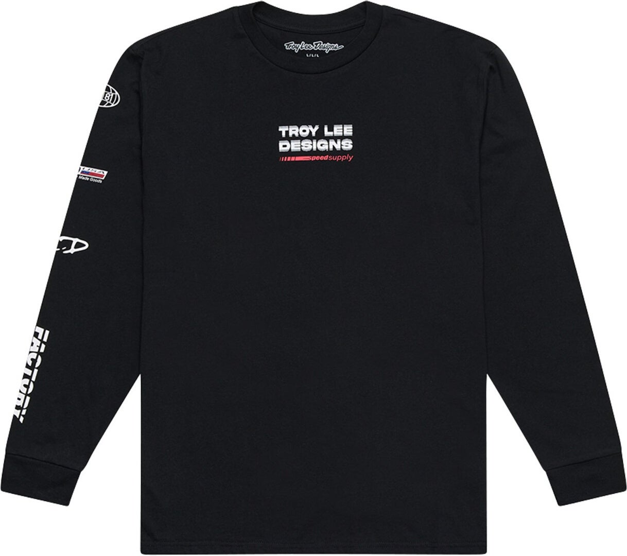 Troy Lee Designs Factory Manga comprida preto/branco/vermelho L Figura 1