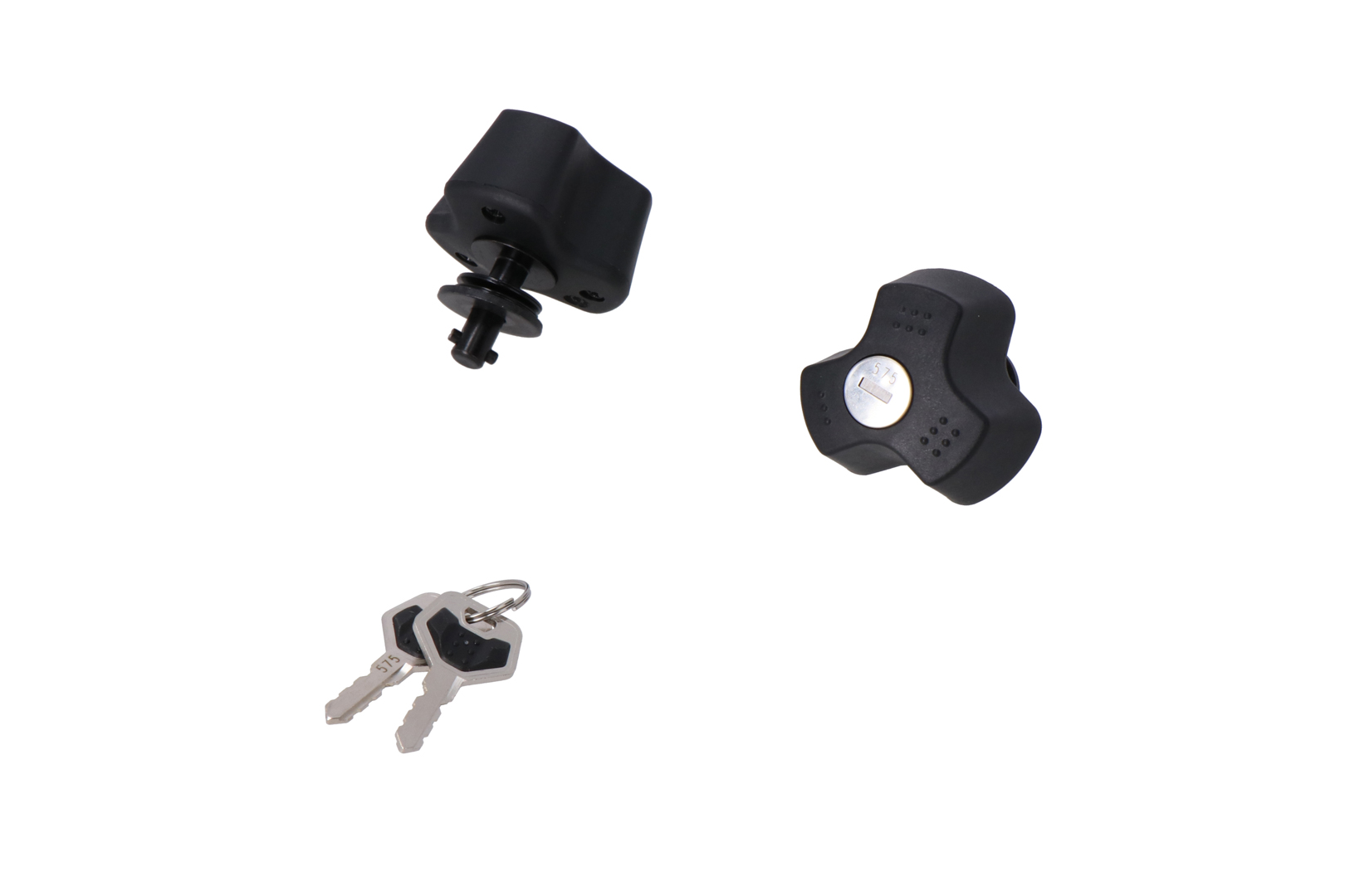 SW-Motech Stöldskydd för EVO-bärare - QUICK-LOCK-funktion. 2 matchande lås, 2 nycklar. Figur 2