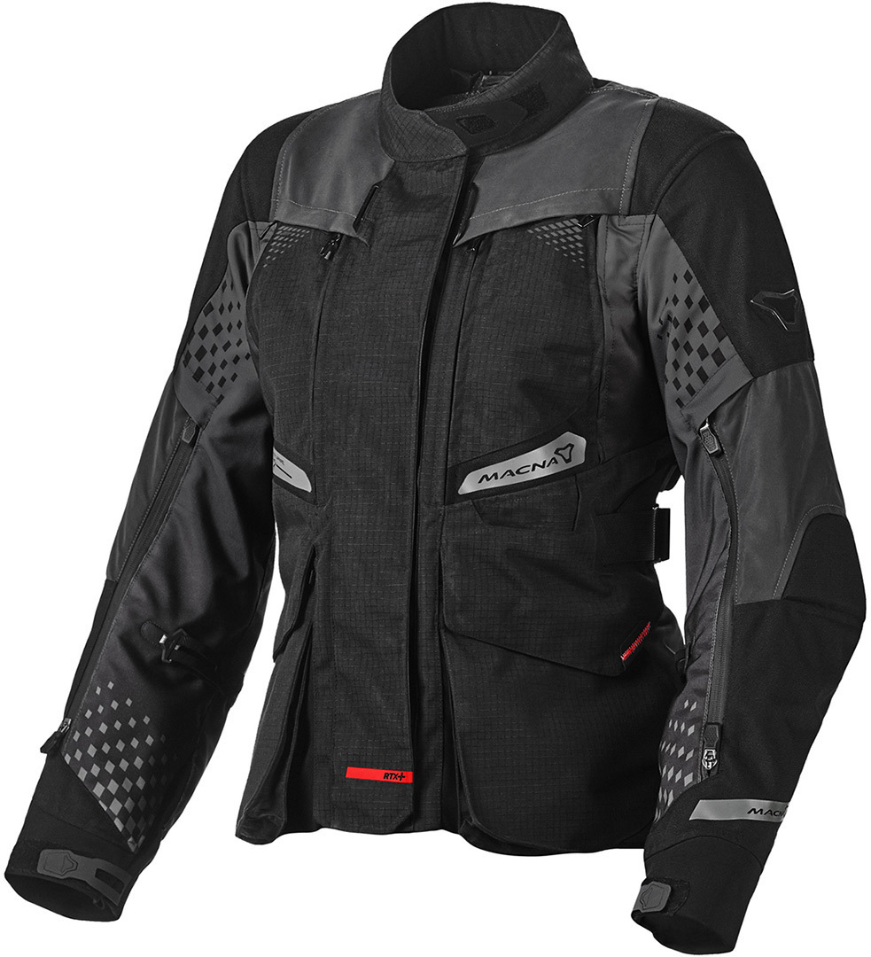 Macna Fusor Dame motorcykel tekstiljakke Sort M Figur 1