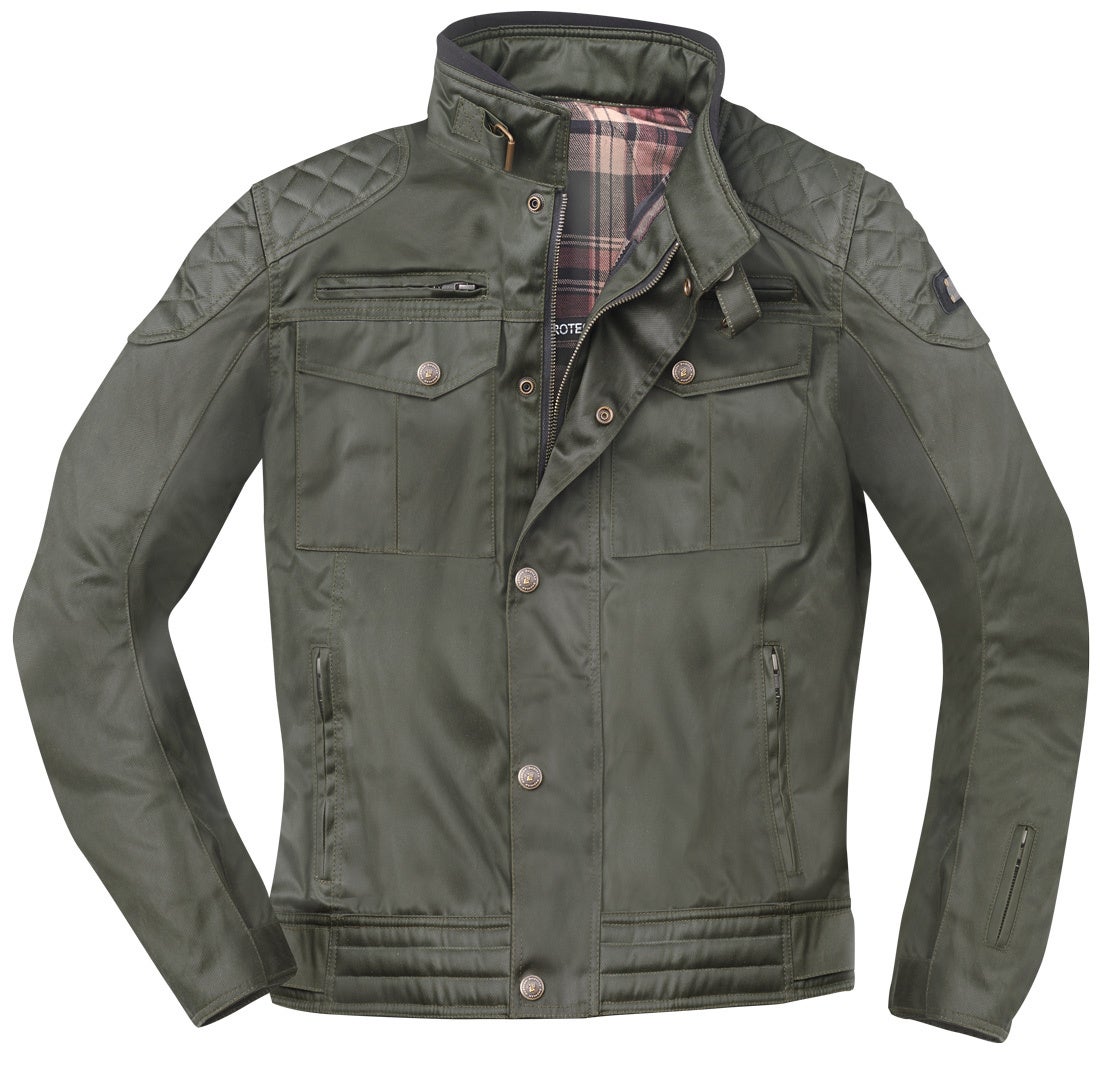Bogotto Barton waterproof Motorcycle Waxed Jacket olive 3XL Figure 3