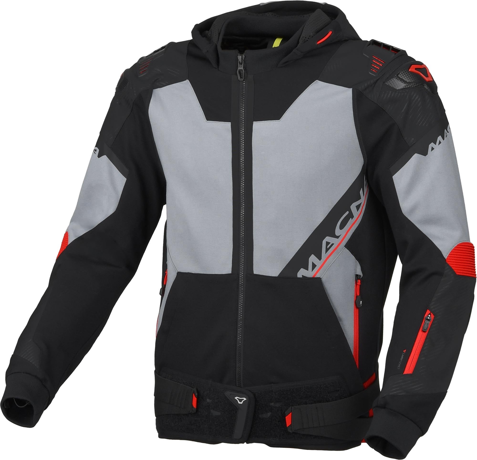 Macna Phantomax Motorcykeltextiljacka Svart/grå L Figur 1