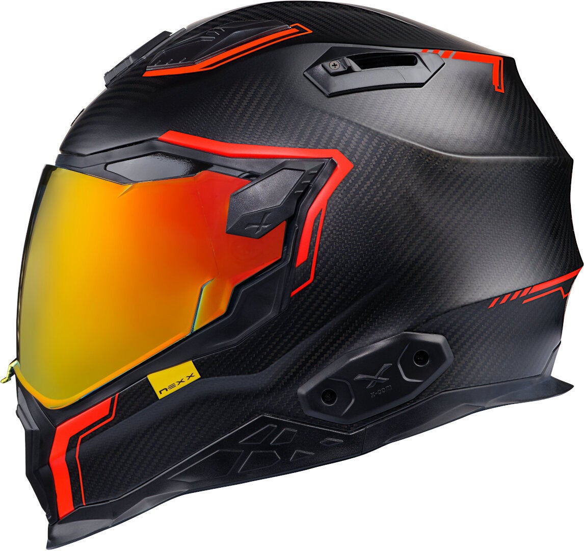 Nexx X.WST 2 Carbon Zero 2 capacete preto fosco/vermelho S (55/56) Figura 1