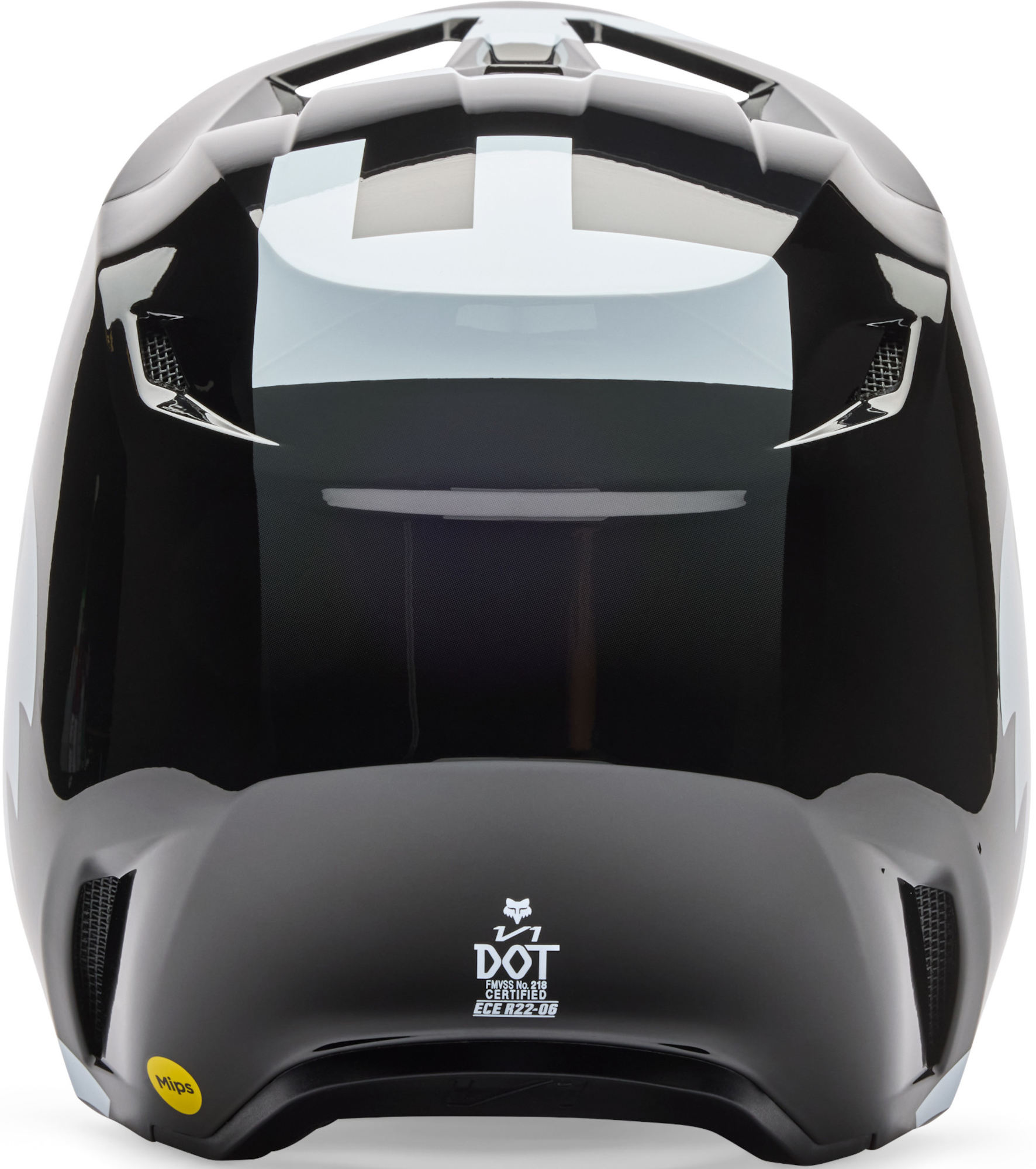 FOX V1 Shield Cască de motocross pentru tineret negru Y/M (51/52) Figura 5