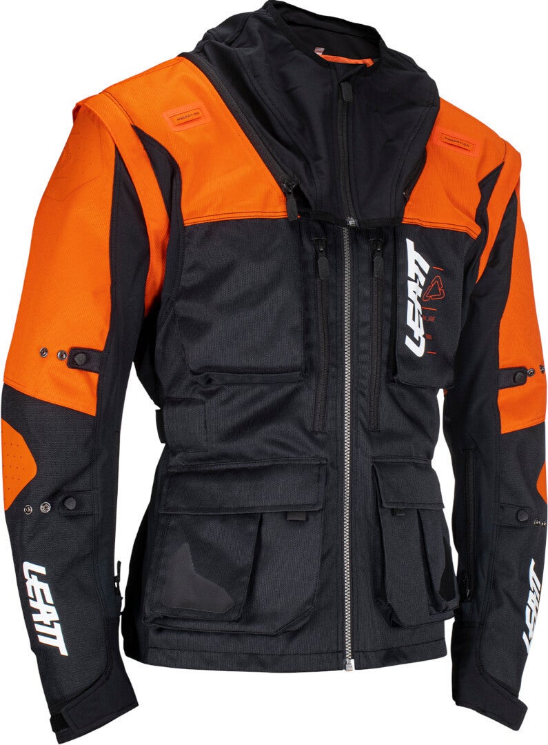 Leatt 5.5 Enduro 2023 Motocross Jacket black/orange M Figure 6