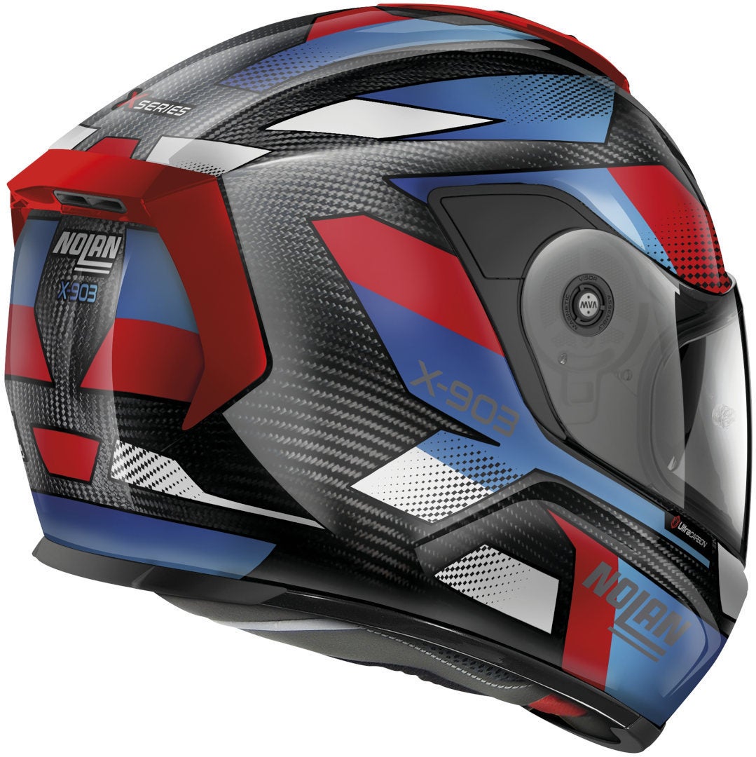 Nolan X-903 Ultra Carbon Highspeed N-Com Casco nero/rosso/blu XS (55) Figura 3