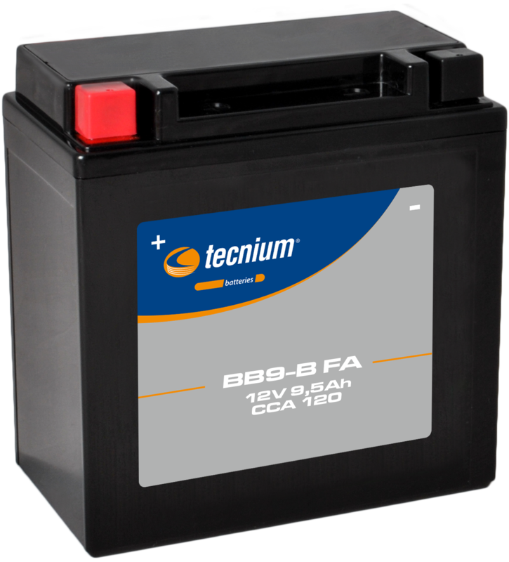TECNIUM Fabriksaktiverat underhållsfritt batteri - BB9-B Figur 1