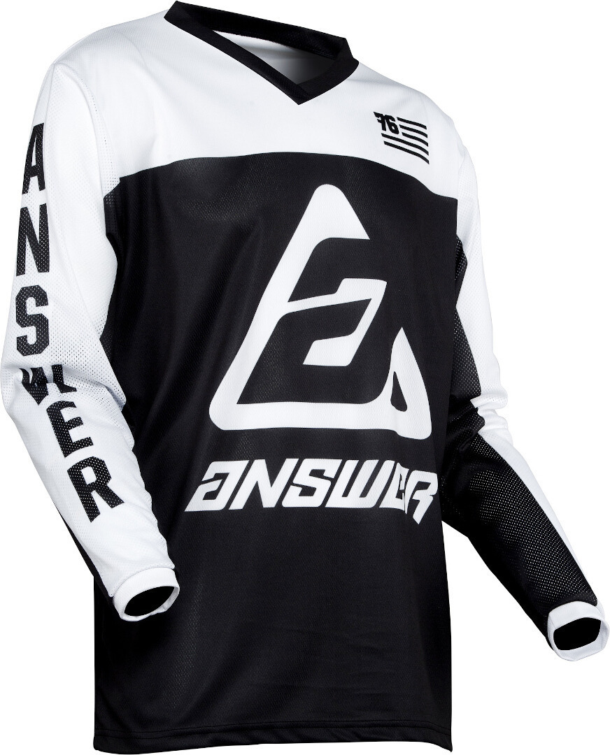 Answer Arkon OPS Motocross Jersey black/white XXL Figure 2