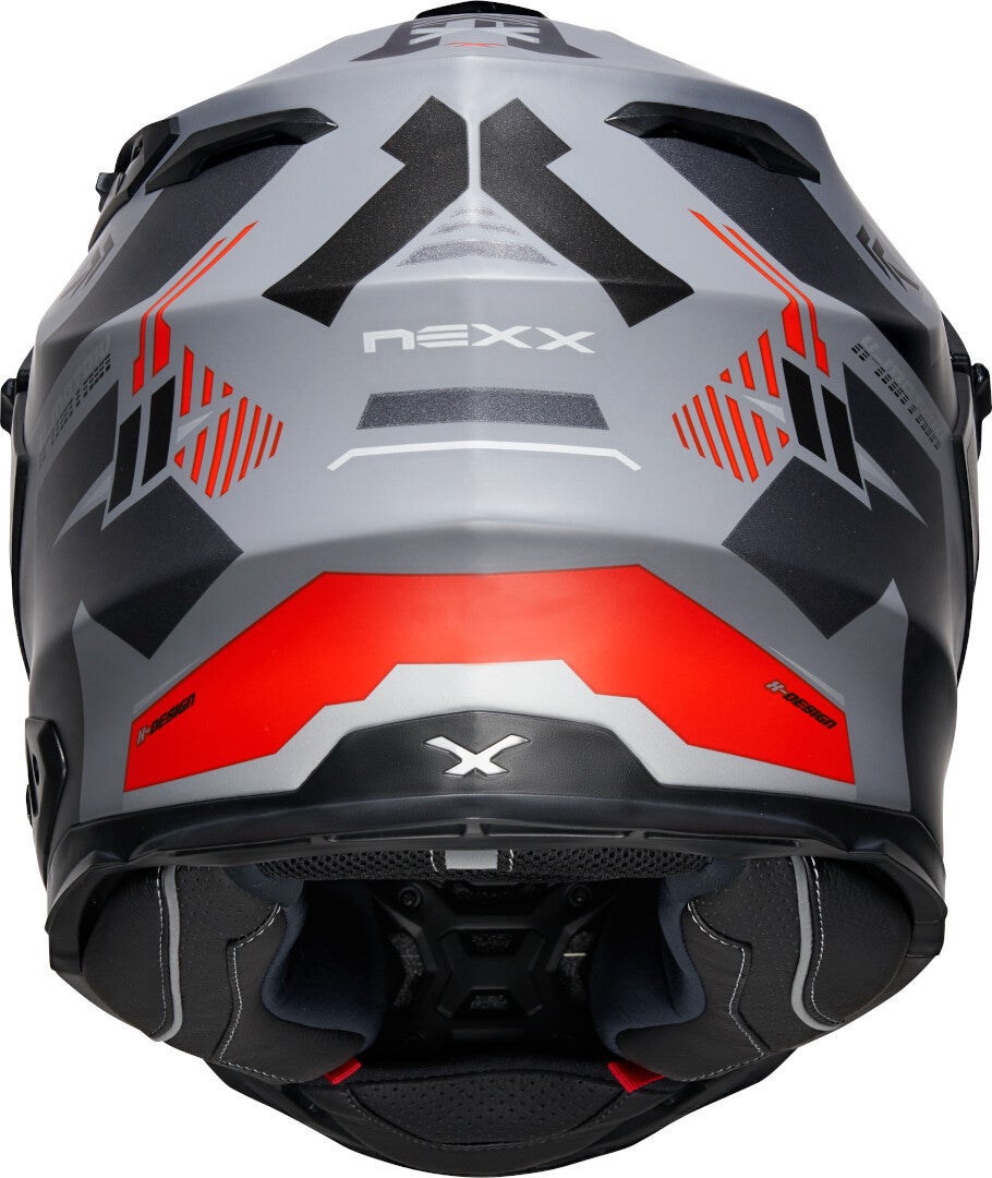 Nexx X.Wed 2 Wild Country Helm schwarz/grau/rot M (57/58) Abbildung 3