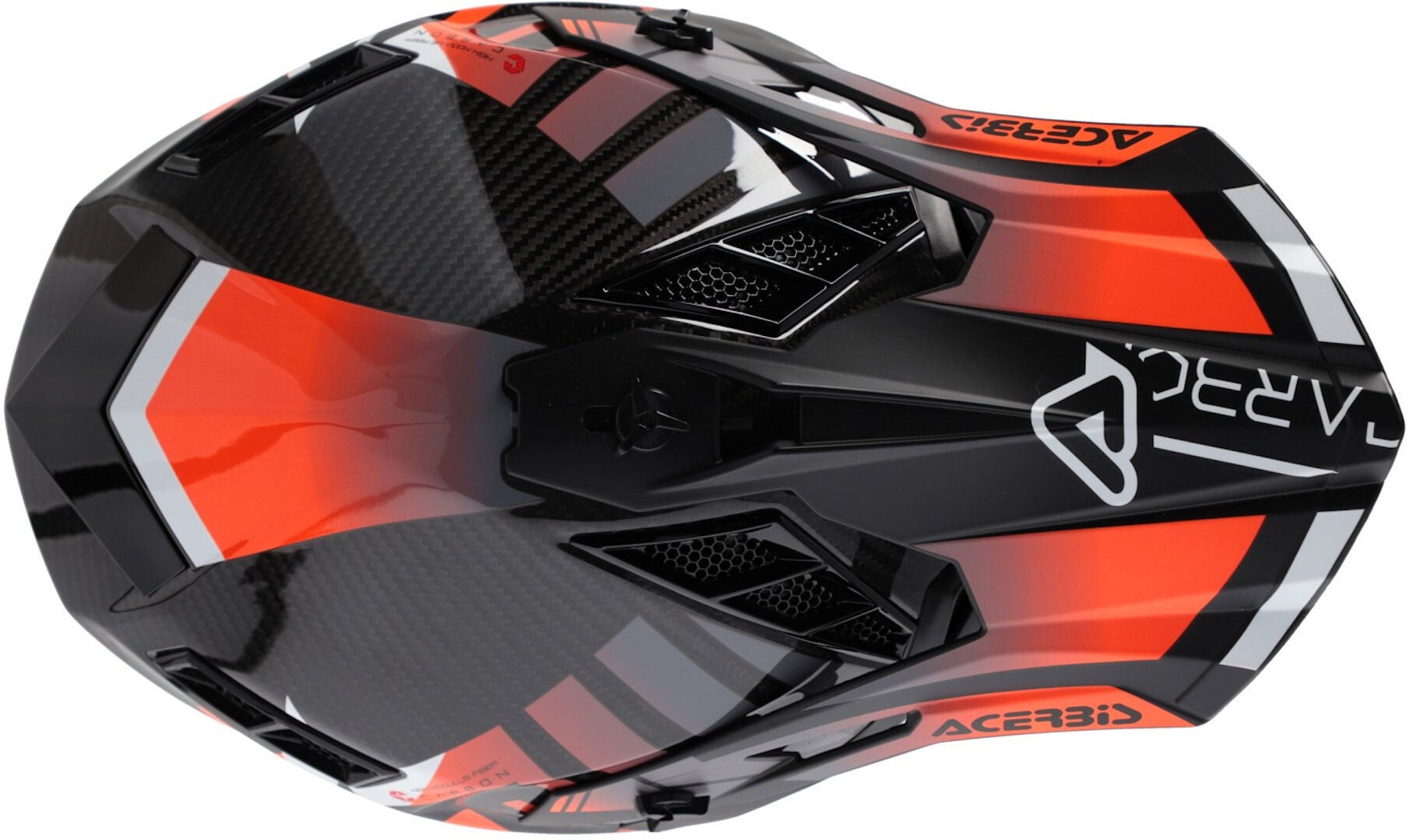 Acerbis Steel Carbon Motocross hjelm sort/orange L (59/60) Figur 2