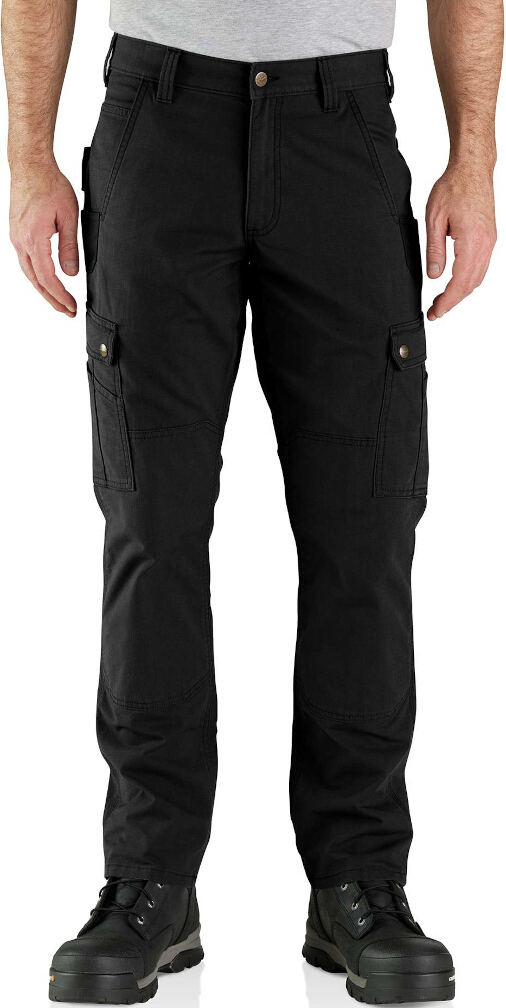 Relaxed Ripstop Cargo Work Pants black 34 L36 Figure 2