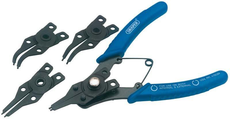 Drapător Clește Circlips® cu vârfuri interschimbabile Figura 1