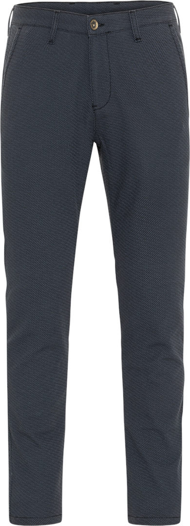 Rokker Tweed Chino Tapered Slim Pantaloni textile pentru motociclete Gri 33 L32 Figura 1