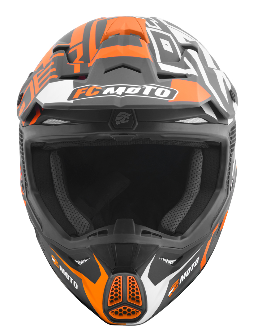 FC-Moto Merkur Flex Motocross Hjälm svart/vit/rött XL Figur 4