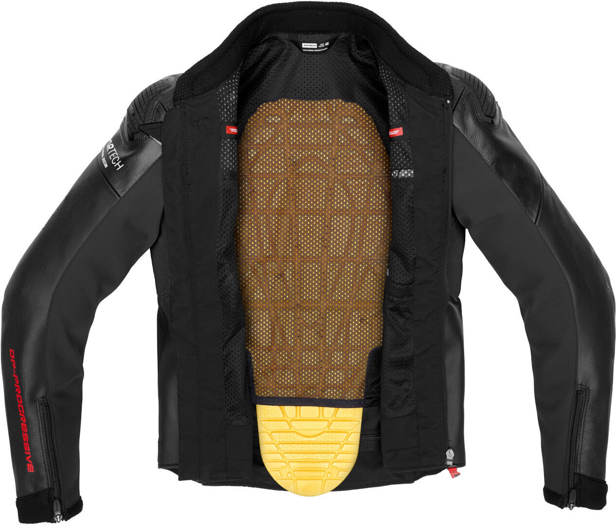 Spidi DP Progressive Hybrid Motorrad Lederjacke schwarz 54 Abbildung 2