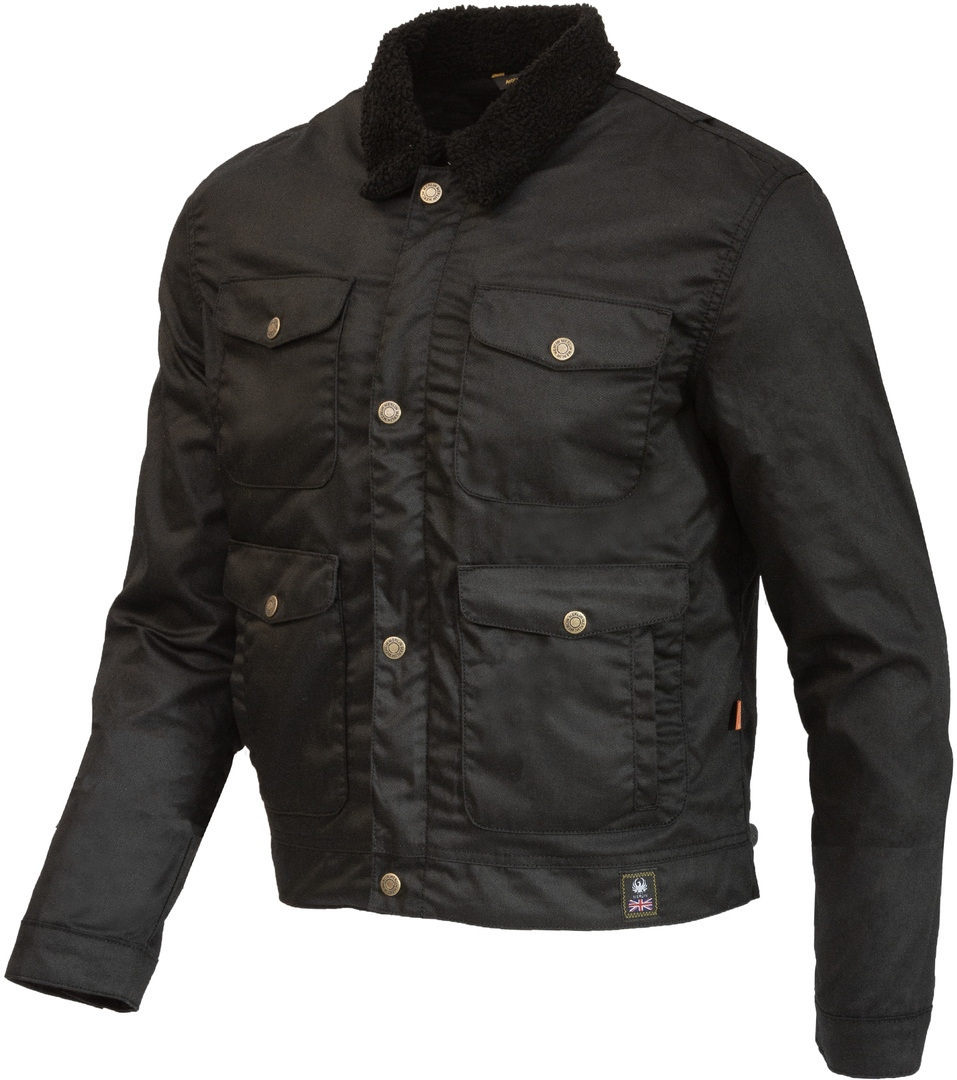 Merlin Millington D3O Motorcycle Waxed Jacket-image-637297610