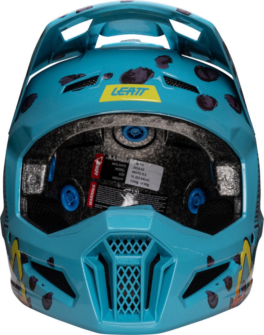 Leatt 3.5 Angled Junior Motocross Helm mit Brille L (53/54) Abbildung 6