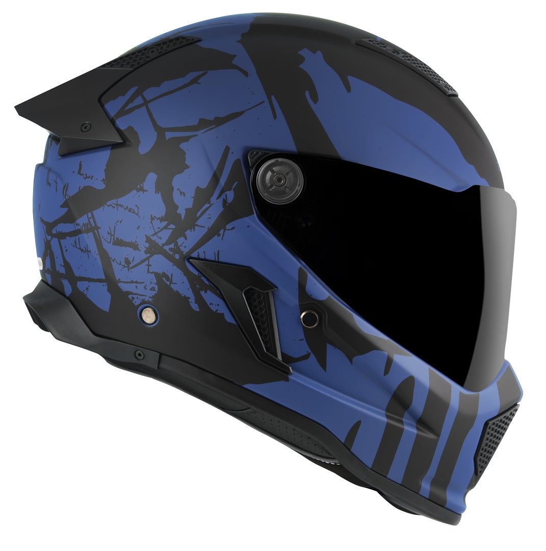 Bogotto Rapto Demon Helmet blue matt XL Figure 2