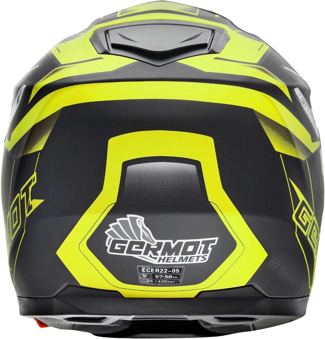 Germot GM 330 Decor Přilba černá mat/neon L (59/60) Obrázek 3