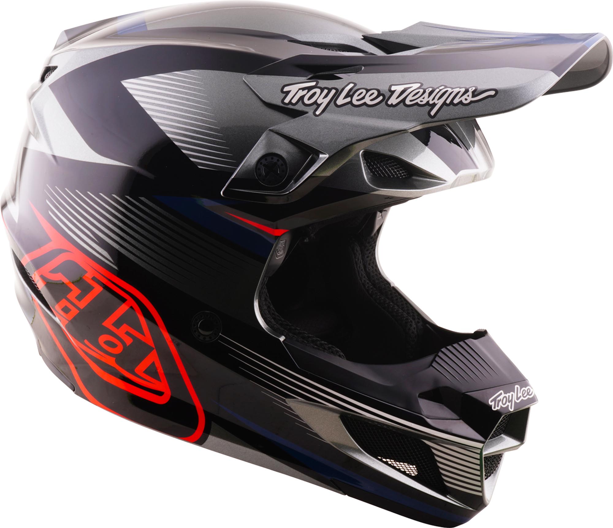 Troy Lee Designs SE5 Polycarbonate MIPS Ripper Motocross Helmet grey S (55/56) Figure 2