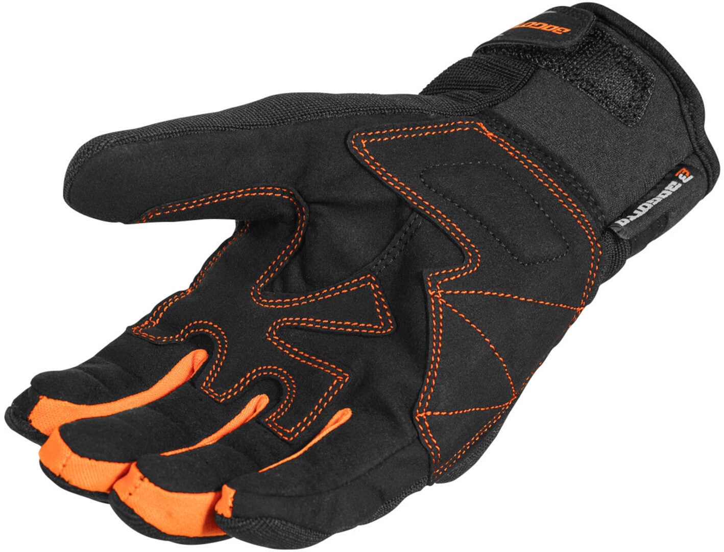 Bogotto F-ST Motorcykelhandsker sort/orange S Figur 2