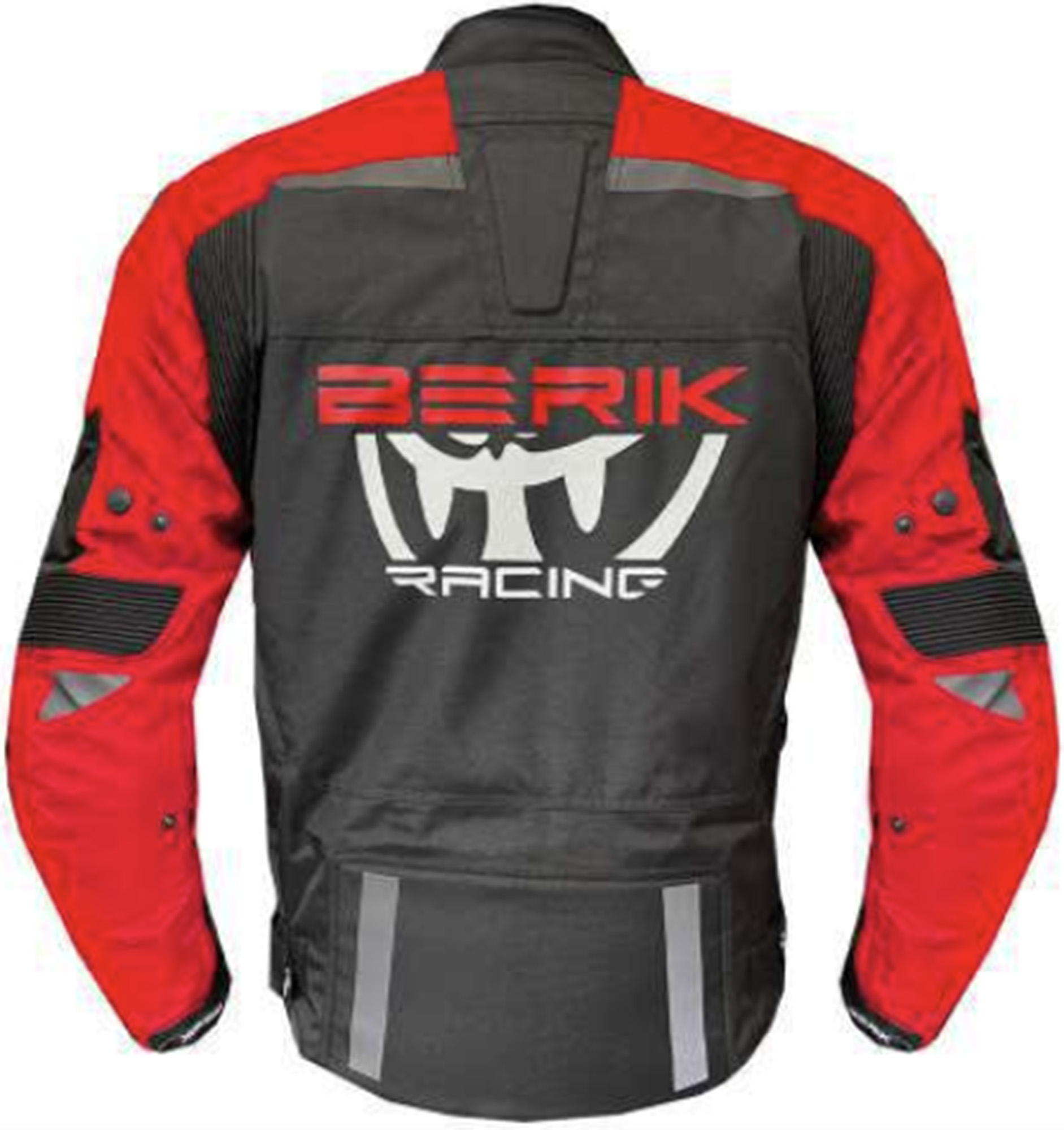 Berik Amras Jachetă impermeabilă Textil pentru motocicletă Negru/Roșu/Alb 50 Figura 2
