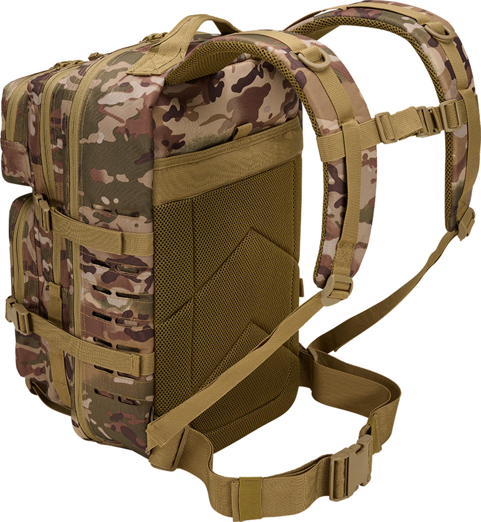 Brandit US Cooper Lasercut L Backpack brown/multi Figure 2