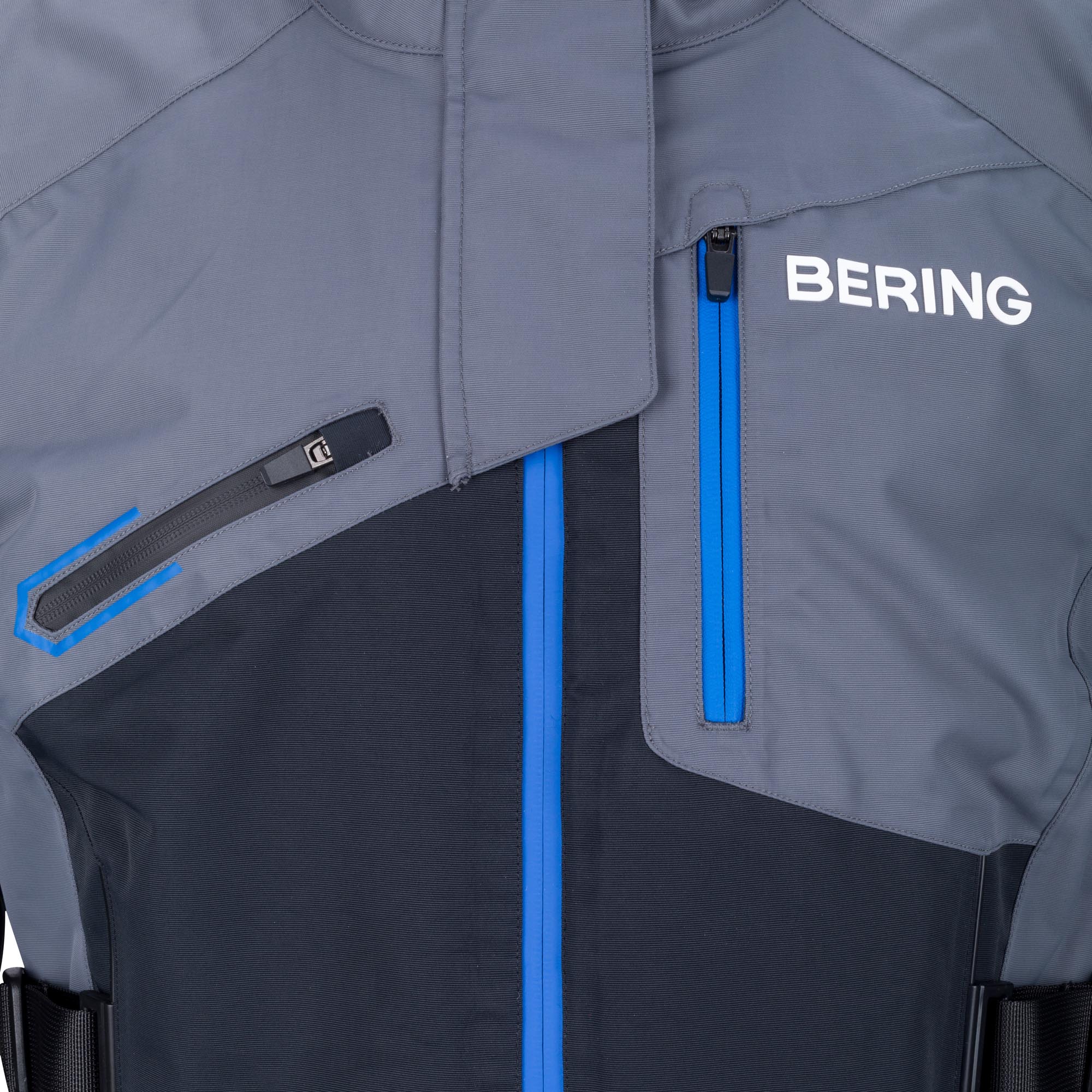 Bering Oxygen Motorcycle Textile jacket black/grey/blue S Figure 6