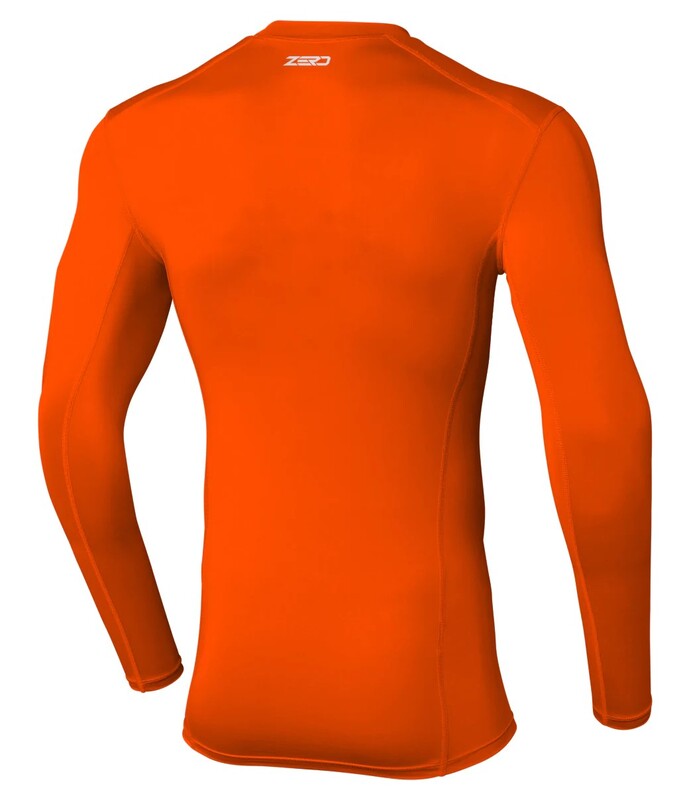 Maillot junior SEVEN Zero Compressions - flo orange Fluo-orange/néon-orange OUI Figure 3