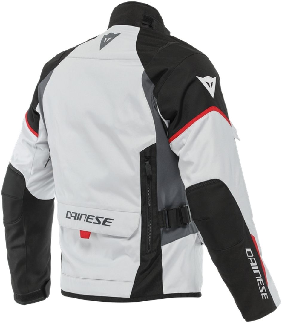 Dainese Tempest 3 D-Dry Motorcycle Textile Jacket light grey/black/red 52 Figure 2