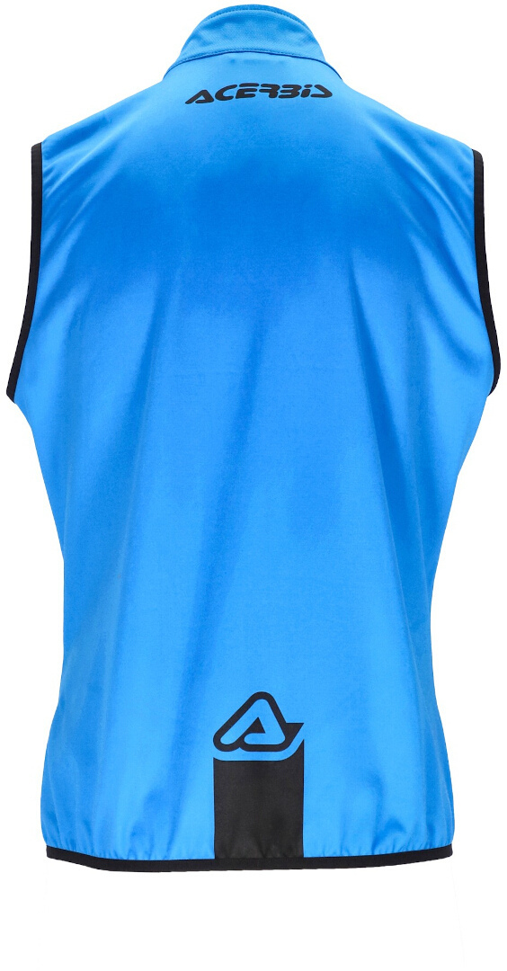 Acerbis Linear Softshell voděodolná motokrosová vesta černá/modrá M Obrázek 2