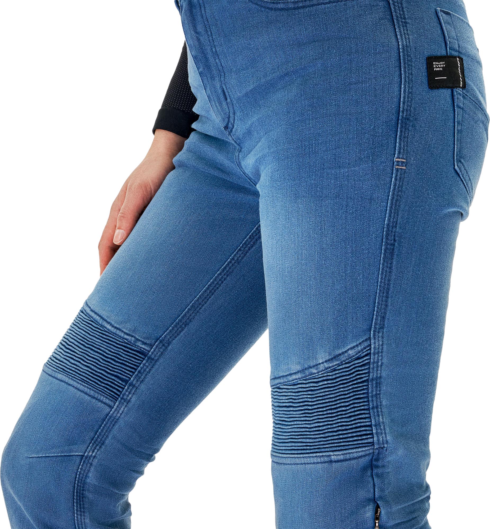 SHIMA Zenith Dames Motorjeans blauw 30/32 Figuur 15