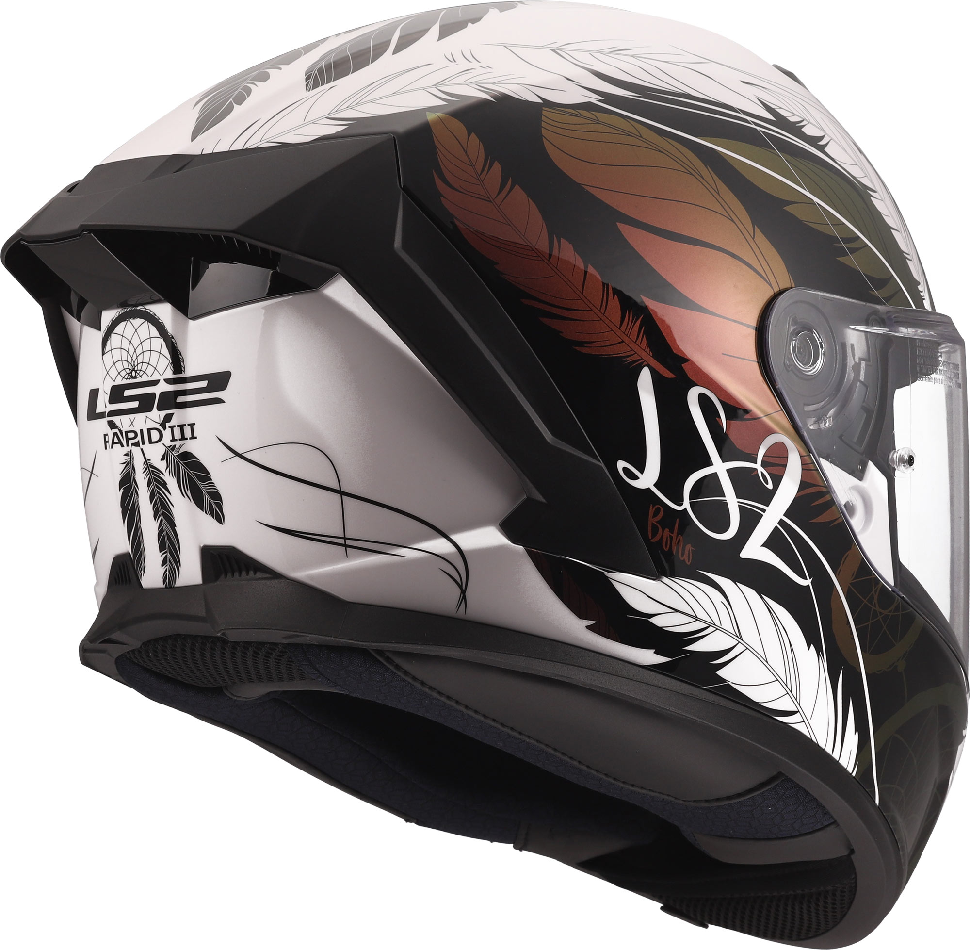LS2 FF820 Rapid III Boho 头盔 S（55/56） 图8
