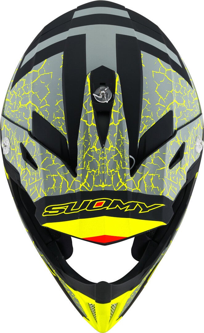 Suomy X-Wing Reel E06 Motocross Helmet black/grey/yellow L (59/60) Figure 8